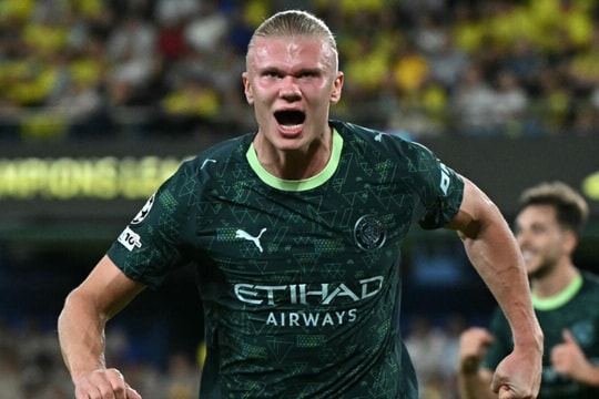 Haaland giúp Man City thắng dễ ở Champions League
