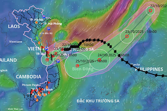 Bão Fengshen suy yếu thành áp thấp nhiệt đới