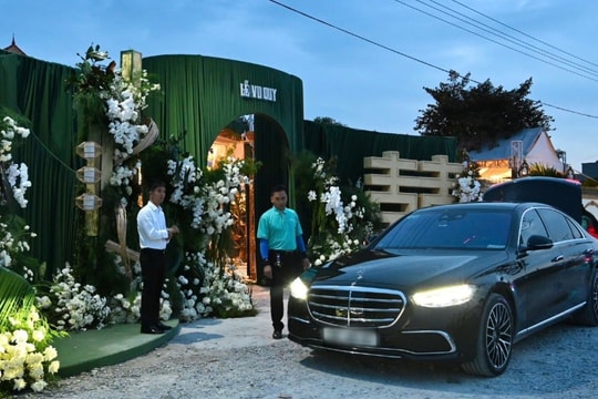 An ninh thắt chặt tại lễ cưới Đỗ Thị Hà và thiếu gia Tập đoàn Sơn Hải