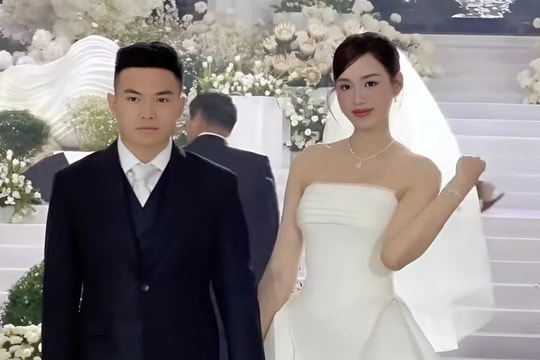 Lễ cưới Đỗ Thị Hà ở Quảng Trị gặp mưa lớn