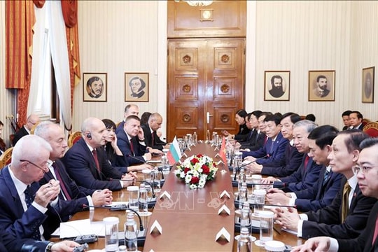 Tổng Bí thư Tô Lâm và Tổng thống Bulgaria hội đàm