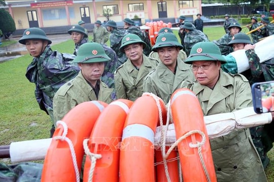 Bão số 12: Quảng Trị đề phòng mưa to gây ngập lụt và sạt lở đất đá