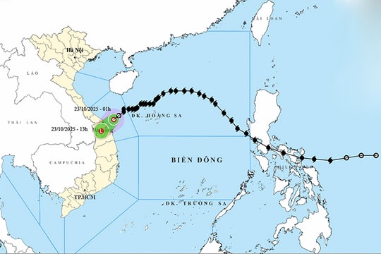 Thời tiết ngày 23/10: Bão số 12 suy yếu thành áp thấp nhiệt đới, Trung Bộ tiếp tục mưa lớn