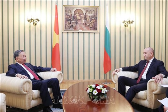 Tổng Bí thư Tô Lâm hội đàm với Tổng thống Bulgaria Rumen Radev