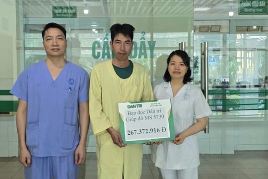 “Cháu không còn đau nhiều nữa, cháu cảm ơn bạn đọc Dân trí đã giúp đỡ”