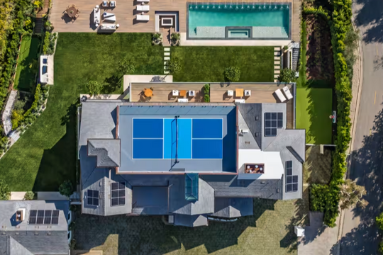 Xu hướng xây sân pickleball trong khuôn viên nhà