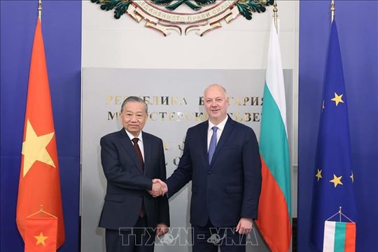 Tổng Bí thư Tô Lâm hội kiến Thủ tướng Bulgaria Rosen Zhelyazkov