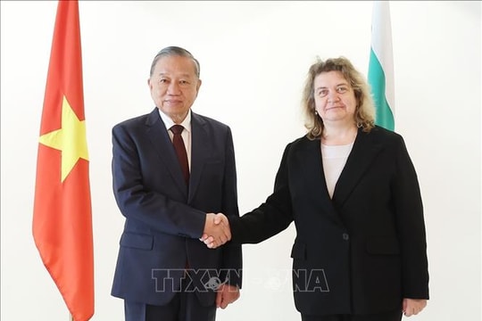 Tổng Bí thư Tô Lâm hội kiến Chủ tịch Quốc hội Bulgaria