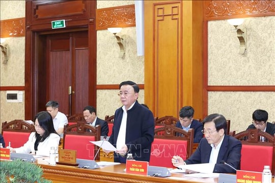 Rà soát tình hình triển khai công tác tổ chức phục vụ Đại hội XIV của Đảng