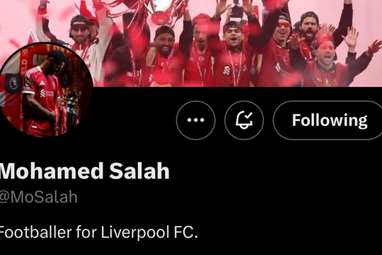 Salah xóa thông tin liên quan đến Liverpool