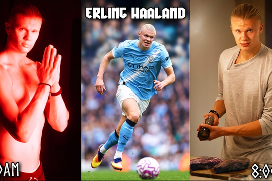 Bí quyết ăn uống tạo ra thể lực phi thường của Haaland