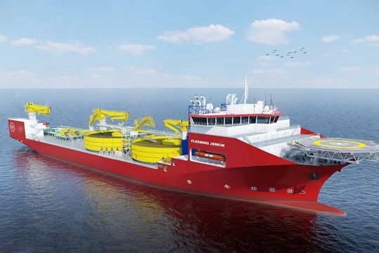 Tàu rải dây cáp lớn nhất thế giới