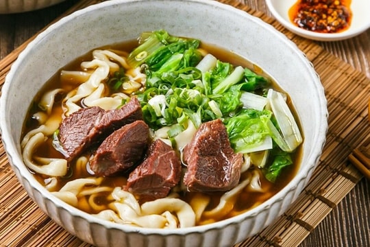 Mì bò Đài Loan - món chiều chuộng mọi khẩu vị