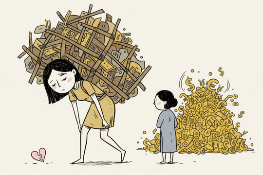 Mẹ chồng để tôi nằm trên nền gạch hôm động phòng