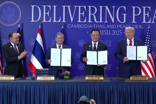 Thái Lan - Campuchia ký thỏa thuận hòa bình, ông Trump chứng kiến