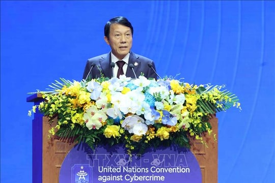 Bài phát biểu của Bộ trưởng Bộ Công an tại phiên Bế mạc Lễ mở ký Công ước Hà Nội