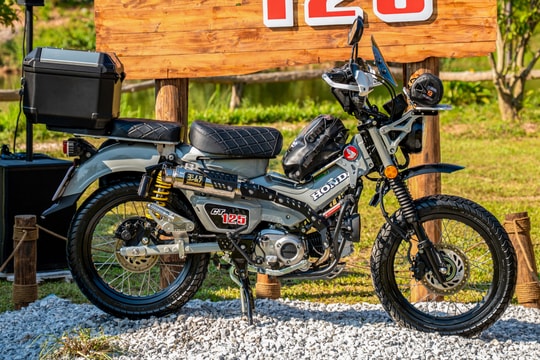Honda CT125 giá 87,4 triệu đồng: xe số cho người thích phượt