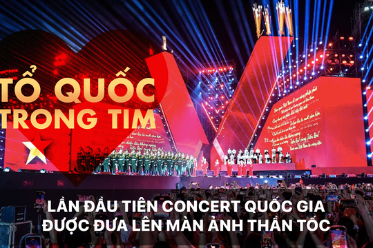 ‘Tổ quốc trong tim’: Lần đầu tiên concert quốc gia được đưa lên màn ảnh thần tốc