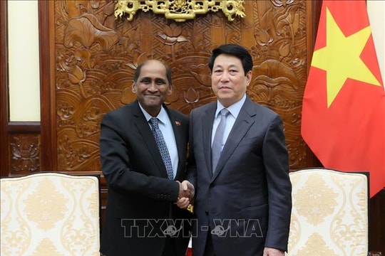 Chủ tịch nước tiếp Đại sứ Singapore đến chào từ biệt