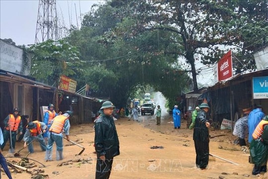 Thành lập Ban Chỉ huy tiền phương phòng, chống thiên tai và tìm kiếm cứu nạn tại Trà My