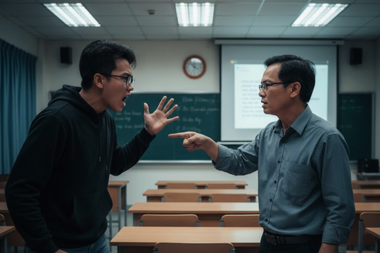 Sinh viên 'cãi tay đôi' thầy cô nhưng tưởng mình thẳng thắn