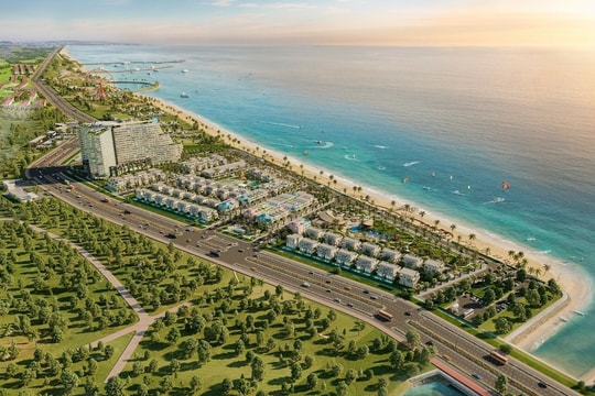 Không gian sống kết hợp nghỉ dưỡng trải dài 600 m bên bờ biển