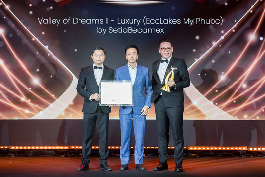 Valley of Dreams II - Luxury nhận giải 'Dự án nhà hạng sang xuất sắc'