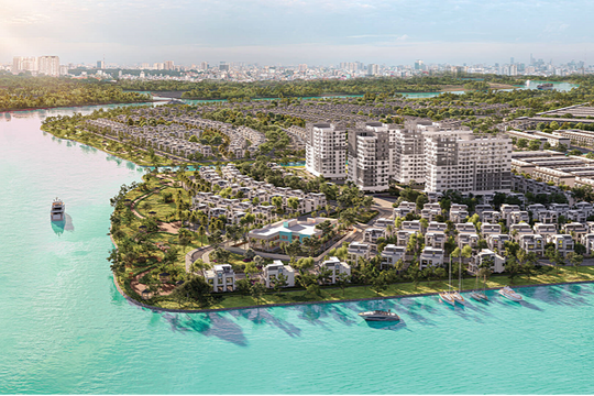 Lợi thế ba mặt giáp sông Sài Gòn của khu đô thị Chánh Mỹ