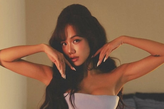 Phương Ly khác lạ sau khi đổi màu da