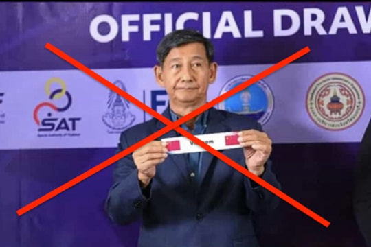 VFF phản đối sự cố hiển thị sai Quốc kỳ Việt Nam tại lễ bốc thăm ở Thái Lan