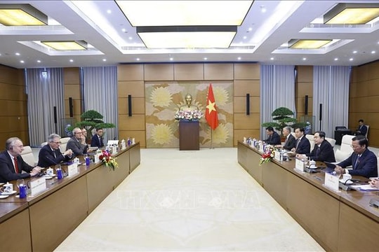 Chủ tịch Quốc hội Trần Thanh Mẫn tiếp đoàn đại biểu Đảng Dân chủ Xã hội Đức (SPD)