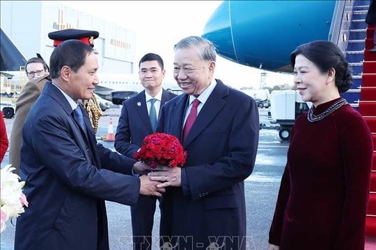 Tổng Bí thư Tô Lâm bắt đầu thăm chính thức Liên hiệp Vương quốc Anh và Bắc Ireland