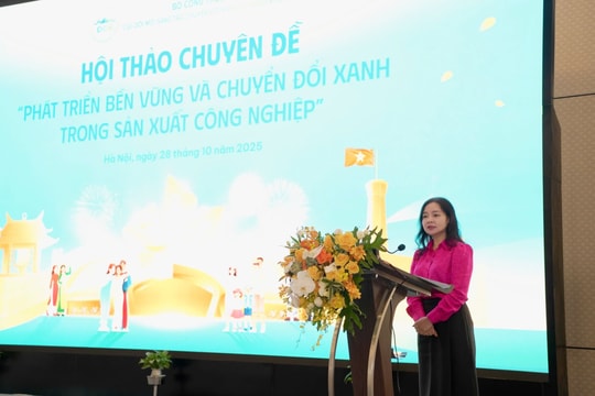 Phát triển bền vững và chuyển đổi xanh trong sản xuất công nghiệp