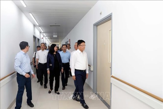 Phó Thủ tướng Lê Thành Long kiểm tra Dự án Cơ sở 2 Bệnh viện Bạch Mai và Bệnh viện Việt Đức