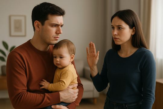 Có phải người cha không được quyền nuôi con một tuổi khi ly hôn?