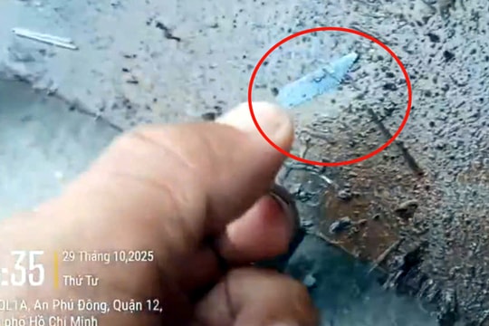 'Đinh tặc' tái xuất, gần 2kg vật sắc nhọn bị thu gom