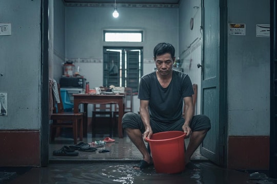 Tôi ngán tận cổ nhà mặt đất cứ mưa là ngập