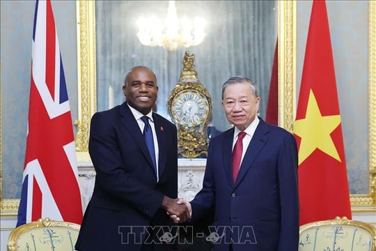 Tổng Bí thư Tô Lâm gặp Phó Thủ tướng Anh