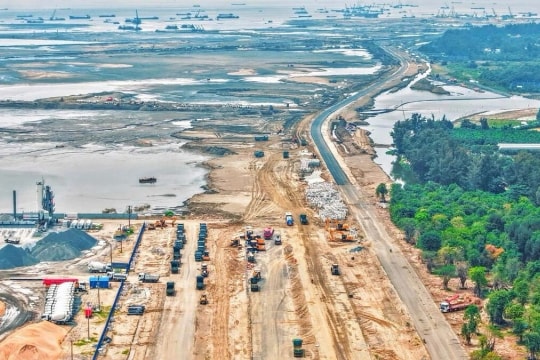 Công nghệ xây đô thị lấn biển Vinhomes Green Paradise tại Cần Giờ