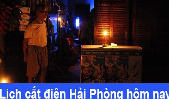 Tra cứu lịch cắt điện Hải Phòng hôm nay Thứ 5 ngày 30/10/2025