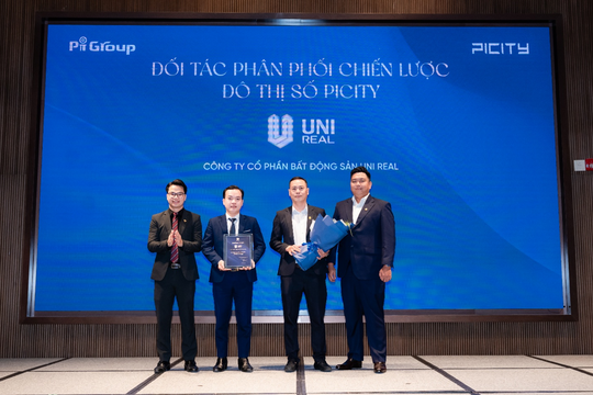 Pi Group ký kết hợp tác cùng Uni Real, mở rộng mạng lưới Đô thị số Picity