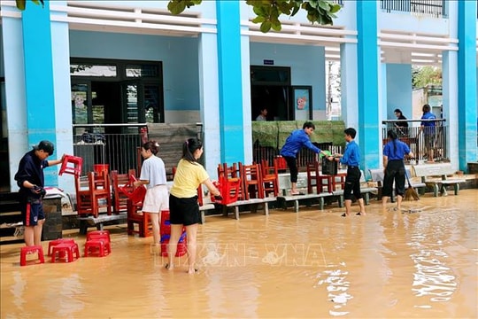 Đà Nẵng: Khẩn trương dọn dẹp trường học sớm tổ chức dạy học bình thường