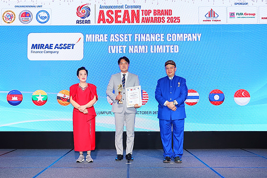 Mirae Asset vào top 10 sản phẩm dịch vụ chất lượng ASEAN