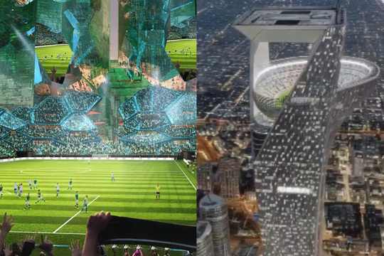 Sự thật về video SVĐ World Cup chọc trời ở Arab Saudi