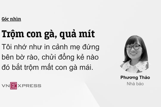 Trộm con gà, quả mít