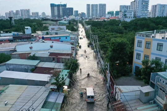 Ba lý do khiến TP HCM sụt lún nhanh