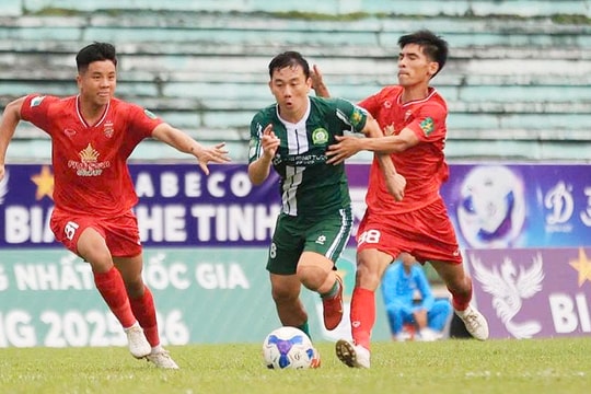 Bảng xếp hạng giải Hạng Nhất 2025-2026 vòng 6