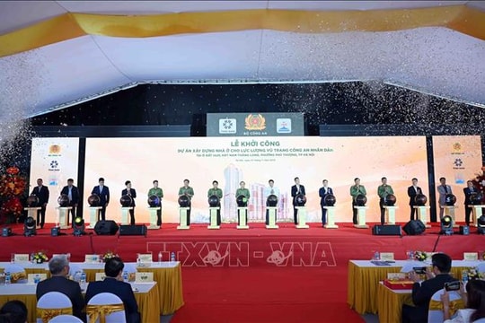 Xây dựng nhà ở cho lực lượng vũ trang Công an nhân dân tại phường Phú Thượng, Hà Nội