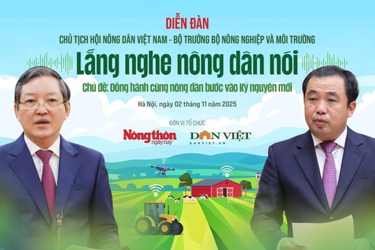 Diễn đàn Chủ tịch Hội Nông dân Việt Nam - Bộ trưởng Bộ NN&MT lắng nghe nông dân nói