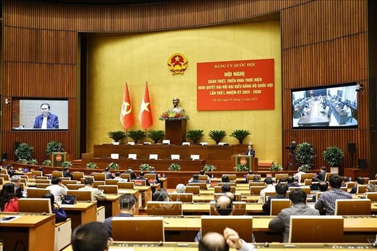 Triển khai thực hiện Nghị quyết Đại hội Đảng bộ Quốc hội lần thứ nhất